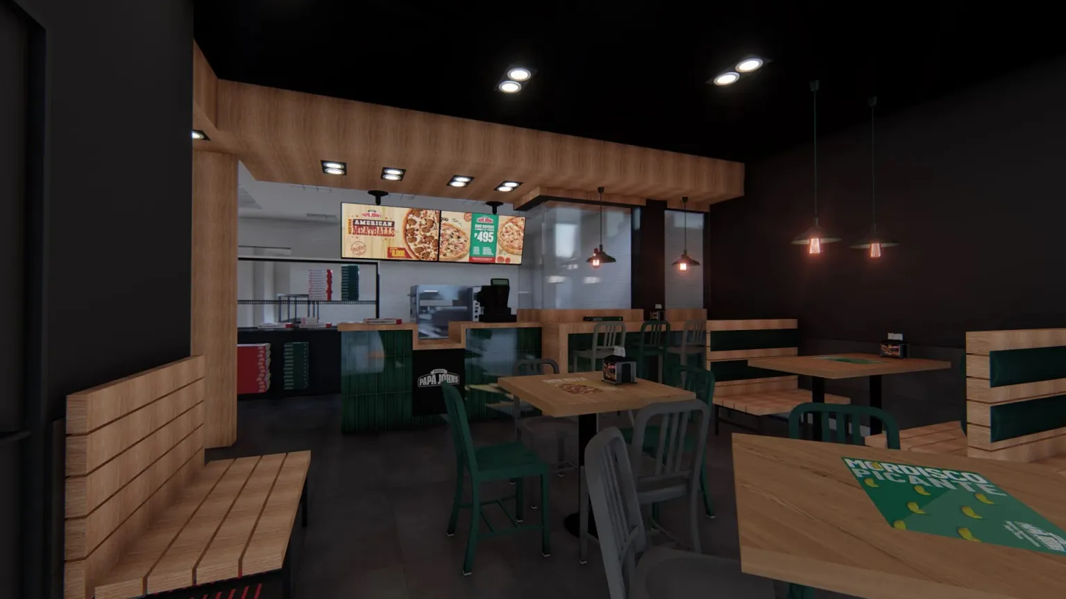 Imagen 2 de la galería del proyecto Papa Johns Catedral